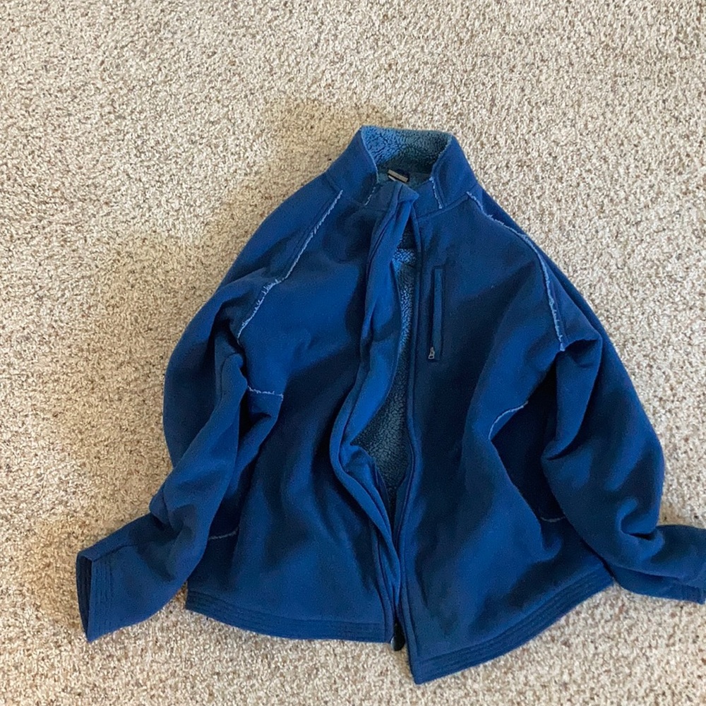 Fleece lined under armour zip up
